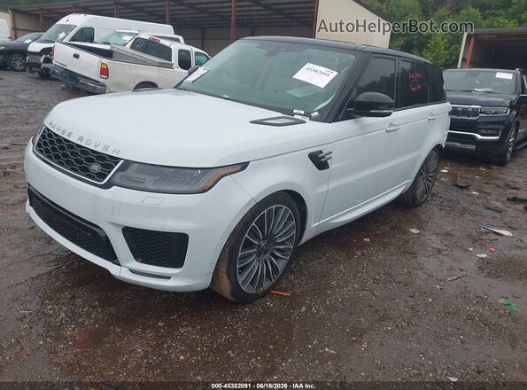 SALWV2RE5JA801694 2018 LAND ROVER RANGE ROVER SPORT White Vista tres cuartos delantera izquierda