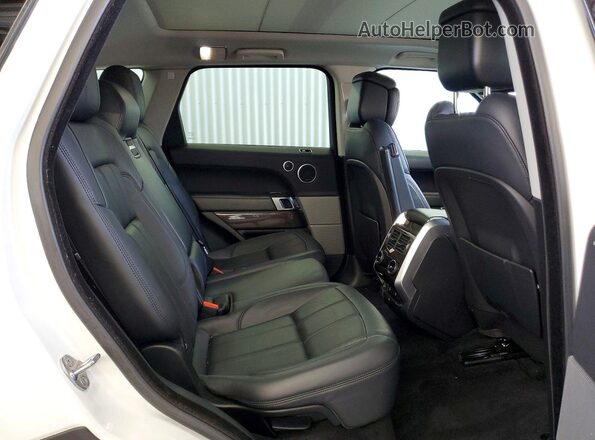 SALWV2RE8JA186610 2018 LAND ROVER RANGE White Widok wnętrza z tyłu
