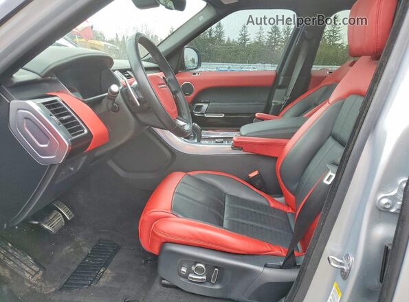 SALWV2REXKA827872 2019 LAND ROVER RANGE Silver Front interior view