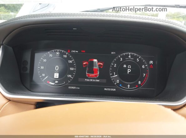 SALWV2SE1NA244301 2022 LAND ROVER RANGE ROVER SPORT White Вид задніх сидінь