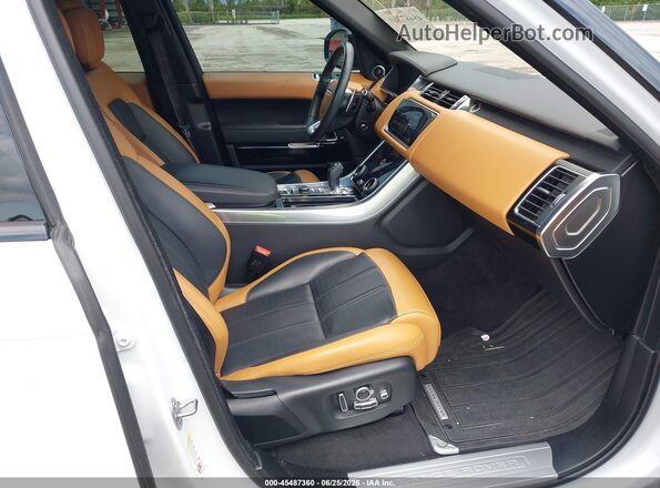 SALWV2SE1NA244301 2022 LAND ROVER RANGE ROVER SPORT White Вид салону спереду