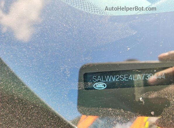 SALWV2SE4LA739444 2020 LAND ROVER RANGE Черный 