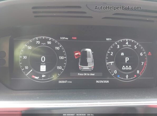 SALWV2SV0KA843122 2019 LAND ROVER RANGE ROVER SPORT White უკანა სავარძლების ხედი