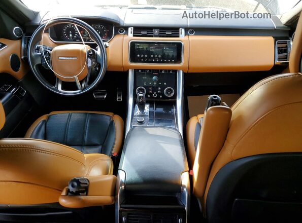 SALWV2SV1KA834462 2019 LAND ROVER RANGE Черный Вид панели приборов