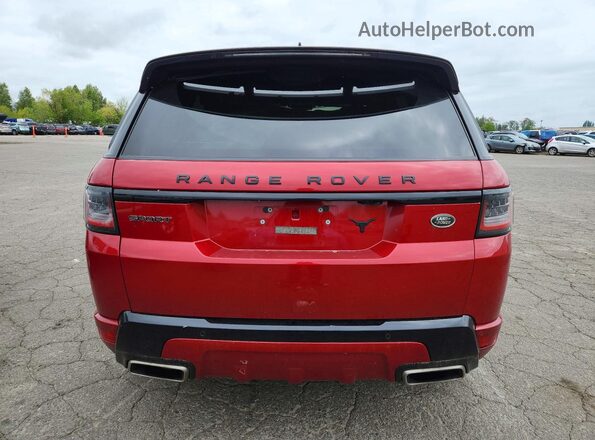 SALWV2SV1KA841668 2019 LAND ROVER RANGE Red უკანა ხედი