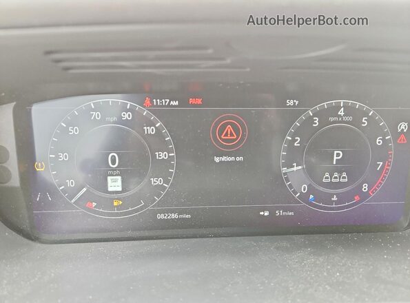 SALWV2SV1KA841668 2019 LAND ROVER RANGE Red ხელსაწყოთა პანელის ხედი