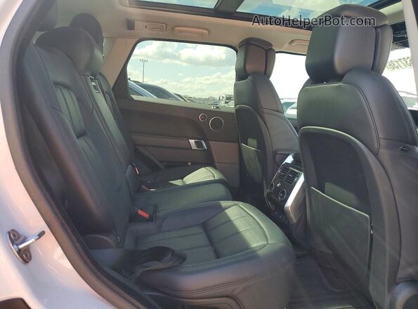 SALWV2SV3JA189344 2018 LAND ROVER RANGE Белый Вид задней части салона