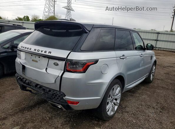 SALWV2SV3JA802398 2018 LAND ROVER RANGE Серебряный Задняя правая четверть