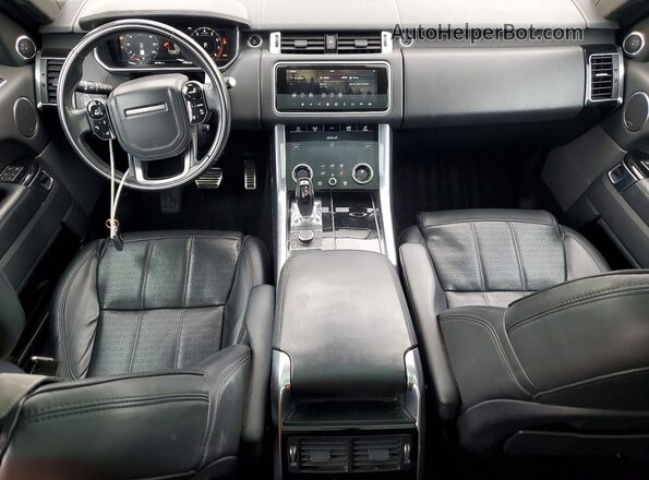 SALWV2SV3JA802398 2018 LAND ROVER RANGE Серебряный Вид панели приборов