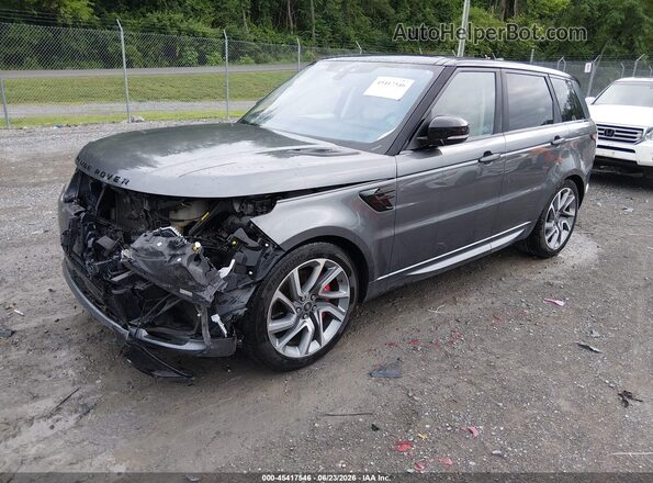 SALWV2SV6JA405915 2018 LAND ROVER RANGE ROVER SPORT Gray Front left