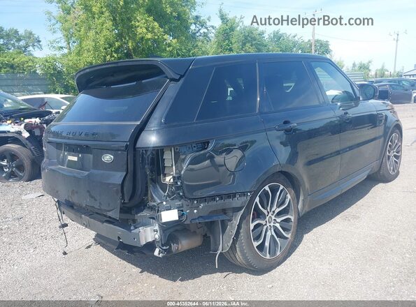 SALWV2SV7KA847927 2019 LAND ROVER RANGE ROVER SPORT Черный Задняя правая четверть