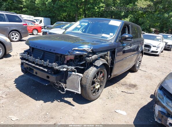 SALWV2SV7KA851735 2019 LAND ROVER RANGE ROVER SPORT Dark Blue Առջևի ձախ երեք քառորդ տեսարան