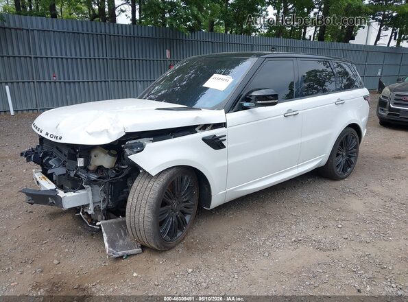 SALWV2SVXJA414097 2018 LAND ROVER RANGE ROVER SPORT White Vista tres cuartos delantera izquierda