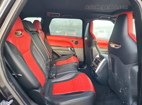 SALWZ2RE3LA897168 2020 LAND ROVER RANGE Black უკანა სავარძლების ხედი