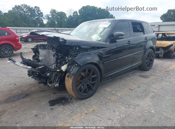 SALWZ2RE4LA717132 2020 LAND ROVER RANGE ROVER SPORT Black Առջևի ձախ երեք քառորդ տեսարան