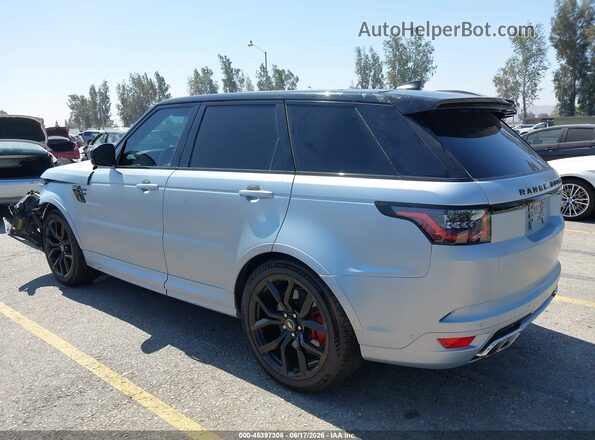 SALWZ2RE6NA235345 2022 LAND ROVER RANGE ROVER SPORT Light Blue Задня ліва чверть
