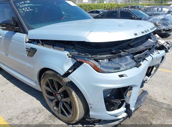 SALWZ2RE6NA235345 2022 LAND ROVER RANGE ROVER SPORT Light Blue Вид задньої частини салону