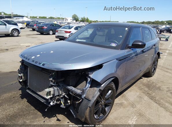 SALYB2EX3LA273780 2020 LAND ROVER RANGE ROVER VELAR Синий Передняя левая четверть