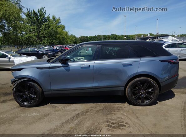 SALYB2EX3LA273780 2020 LAND ROVER RANGE ROVER VELAR Синий Панорамный вид салона 360°