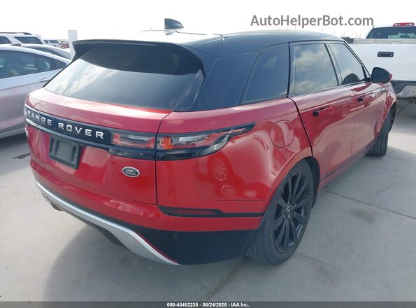 SALYB2FV5LA257576 2020 LAND ROVER RANGE ROVER VELAR Красный Задняя правая четверть