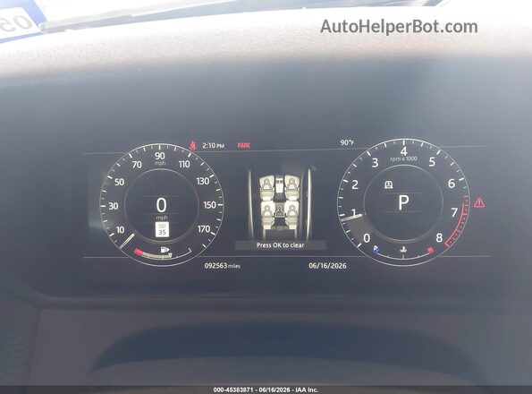 SALYB2RV8JA712784 2018 LAND ROVER RANGE ROVER VELAR Черный Вид задних сидений