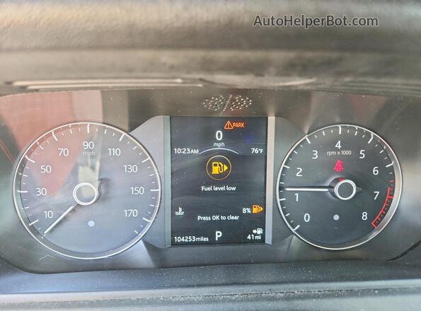 SALYB2RX3JA709941 2018 LAND ROVER RANGE Gray Սարքավորումների վահանակի տեսք