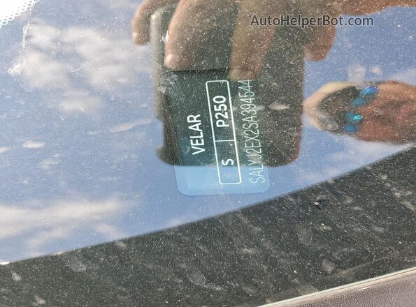 SALYJ2EX2SA394544 2025 LAND ROVER RANGE Black Widok naklejki z numerem VIN
