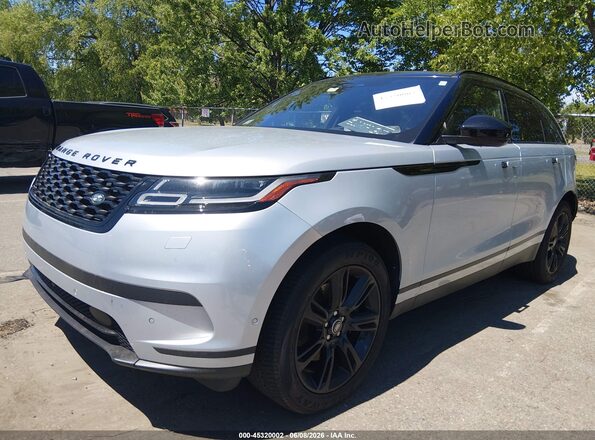 SALYJ2EX6MA322765 2021 LAND ROVER RANGE ROVER VELAR Silver წინა მარცხენა ხედი სამი მეოთხედიდან