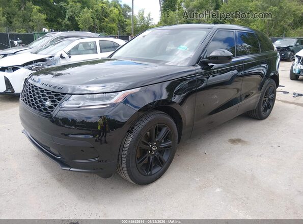 SALYJ2EX8NA330075 2022 LAND ROVER RANGE ROVER VELAR Black Передня ліва чверть