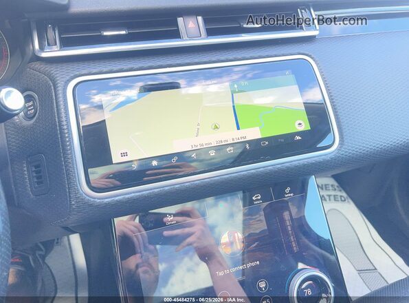 SALYK2EX9LA288252 2020 LAND ROVER RANGE ROVER VELAR Black Вид спереду