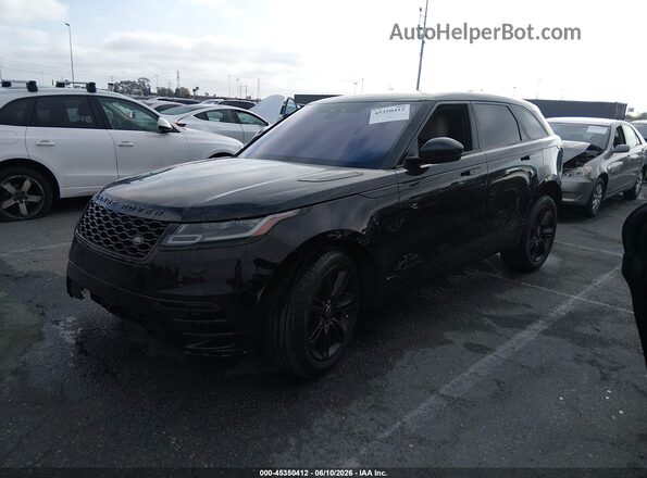 SALYK2EXXLA242882 2020 LAND ROVER RANGE ROVER VELAR Black Առջևի ձախ երեք քառորդ տեսարան