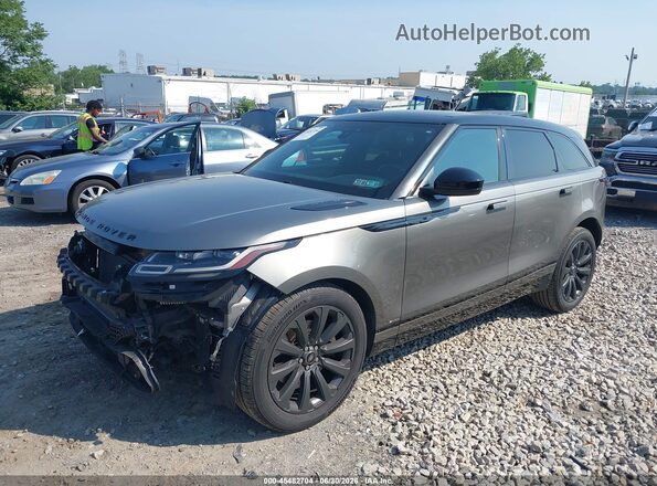 SALYL2EV9KA791340 2019 LAND ROVER RANGE ROVER VELAR Серый Передняя левая четверть