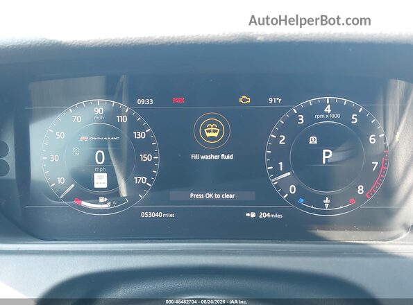 SALYL2EV9KA791340 2019 LAND ROVER RANGE ROVER VELAR Серый 