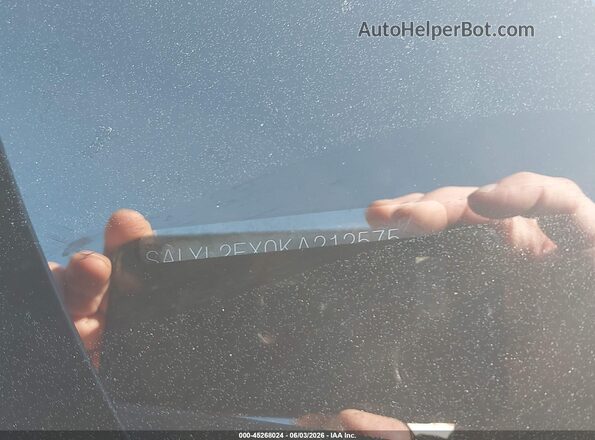 SALYL2EX0KA212575 2019 LAND ROVER RANGE ROVER VELAR Gray Շարժիչի բաժամունքի տեսք