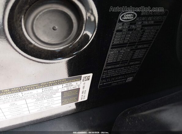 SALYL2EX0RA372319 2024 LAND ROVER RANGE ROVER VELAR Black ძრავის განყოფილების ხედი