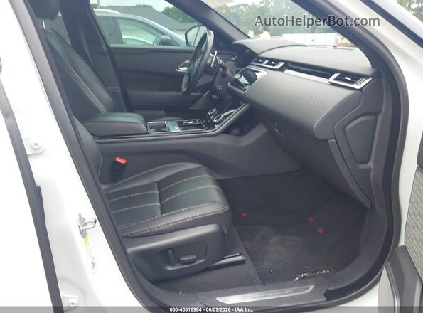SALYL2EX8KA206197 2019 LAND ROVER RANGE ROVER VELAR White Widok wnętrza z przodu