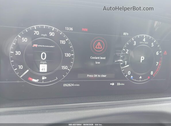 SALYL2EX8KA206197 2019 LAND ROVER RANGE ROVER VELAR White Widok tylnych siedzeń