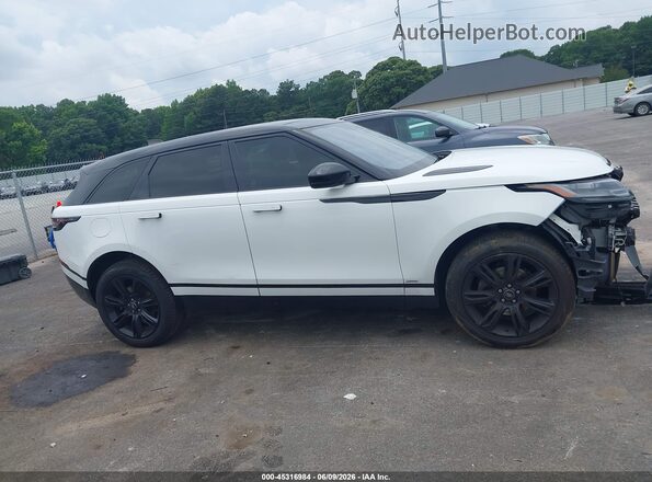 SALYL2EX8KA206197 2019 LAND ROVER RANGE ROVER VELAR White Widok wnętrza z tyłu