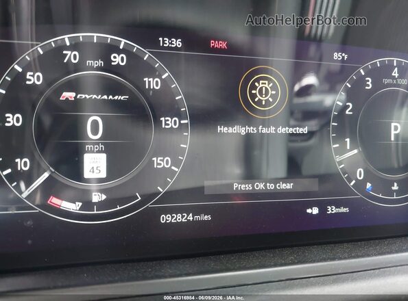 SALYL2EX8KA206197 2019 LAND ROVER RANGE ROVER VELAR White 