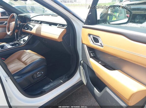 SALYL2EXXKA798508 2019 LAND ROVER RANGE ROVER VELAR White Widok wnętrza z przodu