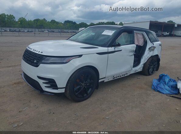 SALYL2EXXSA808552 2025 LAND ROVER RANGE ROVER VELAR White წინა მარცხენა ხედი სამი მეოთხედიდან