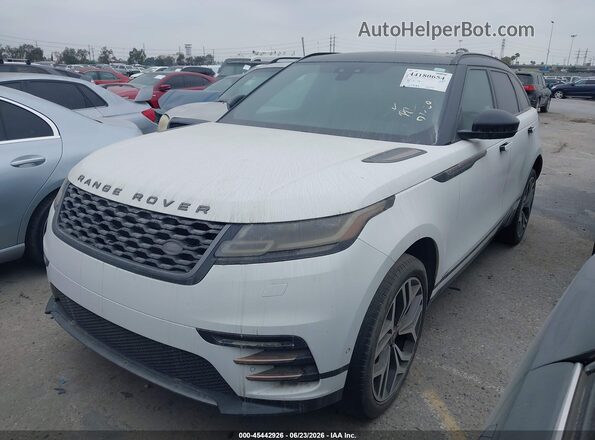 SALYL2RN0JA771602 2018 LAND ROVER RANGE ROVER VELAR White წინა მარცხენა ხედი სამი მეოთხედიდან