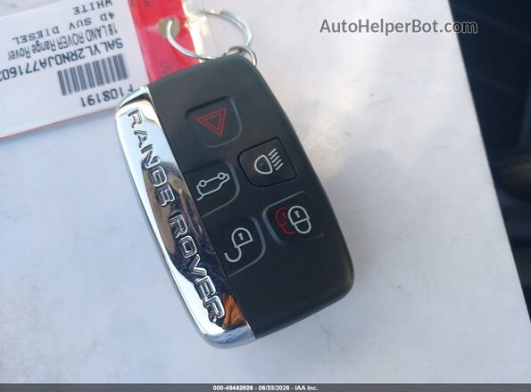 SALYL2RN0JA771602 2018 LAND ROVER RANGE ROVER VELAR White წინა პანელის ხედი