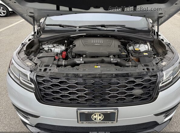 SALYM2RV0JA706519 2018 LAND ROVER RANGE ROVER VELAR Silver ძრავის განყოფილების ხედი