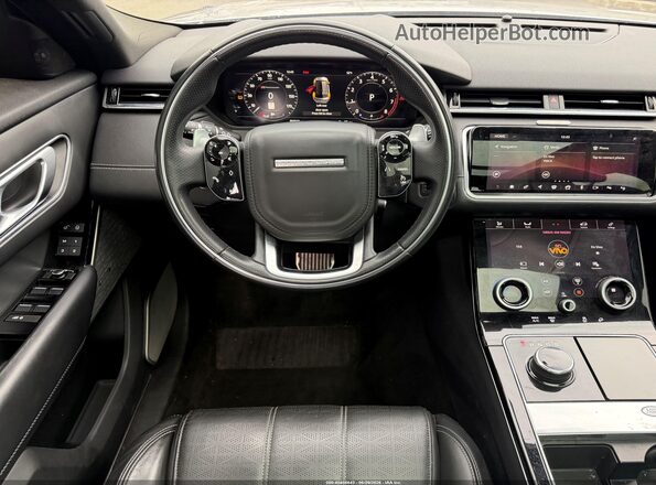 SALYM2RV0JA706519 2018 LAND ROVER RANGE ROVER VELAR Silver უკანა სალონის ხედი
