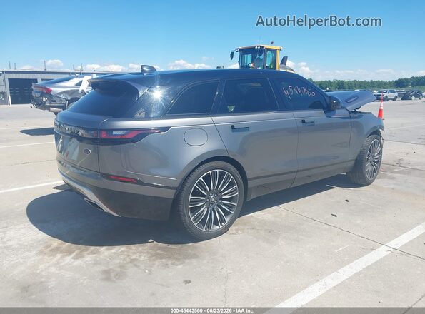 SALYM2RV8JA706137 2018 LAND ROVER RANGE ROVER VELAR Gray Задня права чверть
