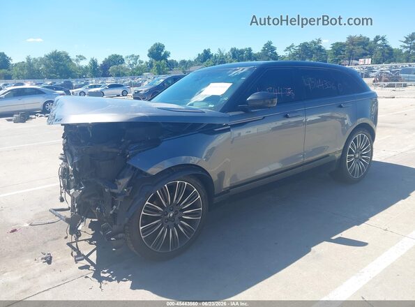 SALYM2RV8JA706137 2018 LAND ROVER RANGE ROVER VELAR Gray Передня ліва чверть