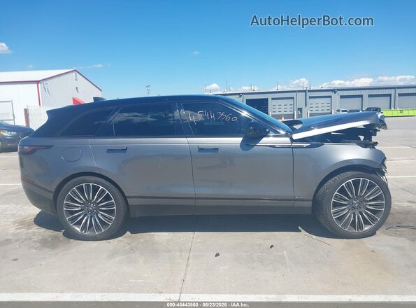 SALYM2RV8JA706137 2018 LAND ROVER RANGE ROVER VELAR Gray Вид задньої частини салону