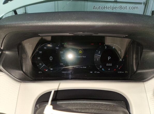 SALYT2EU0PA357595 2023 LAND ROVER RANGE White Սարքավորումների վահանակի տեսք