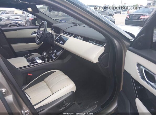 SALYT2EU5PA363537 2023 LAND ROVER RANGE ROVER VELAR Brown Vista interior delantera